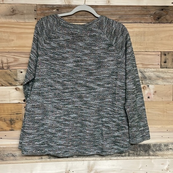 Loft size large multicolor sweater with elastic waist - Picture 7 of 7